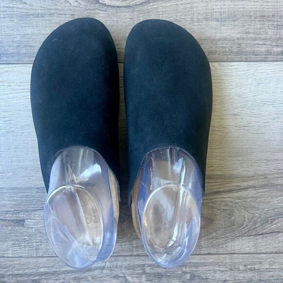 Seychelles Feel Like Home Clogs Black Suede Slip On Shoes Hippy Comfy Boho - Picture 5 of 9